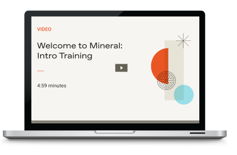 Mineral Training Screen